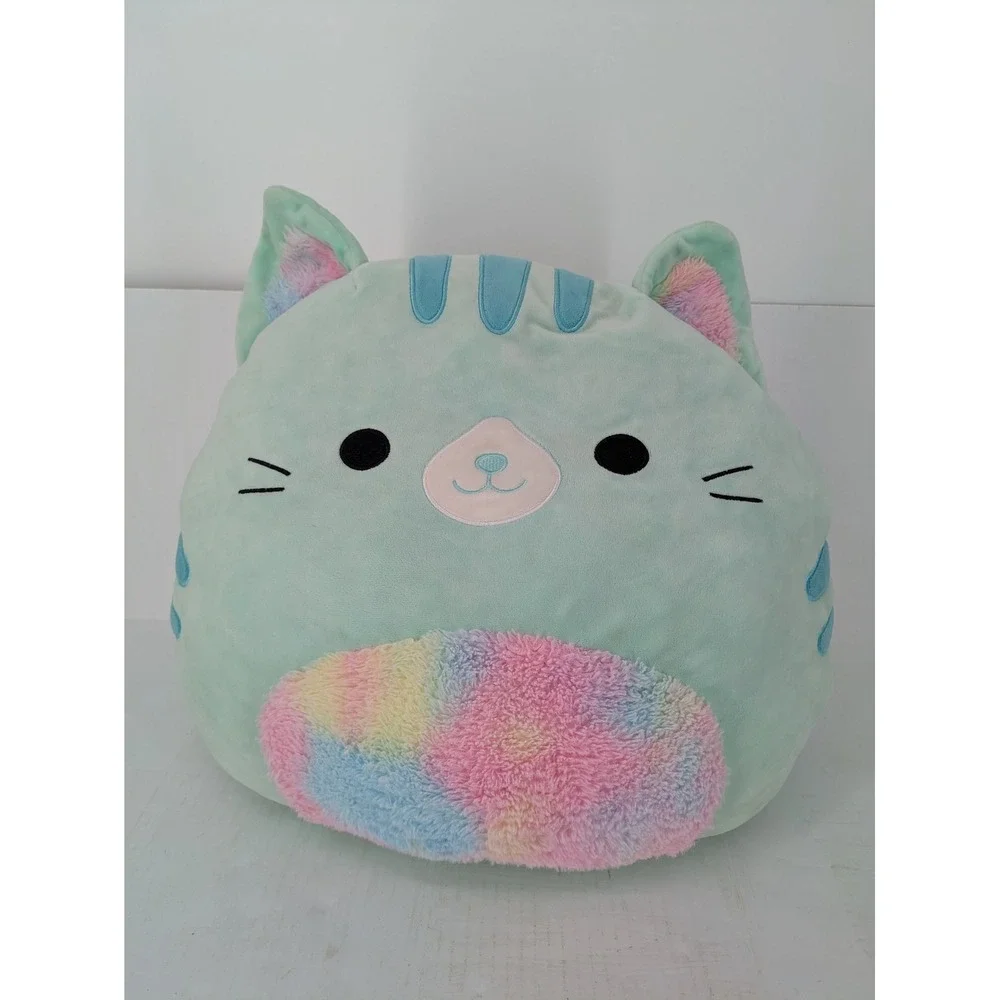 Squishmallows Plush Lot Corinna Cat Juvana Bigfoot Lexie Cheetah Rainbow Flaws
